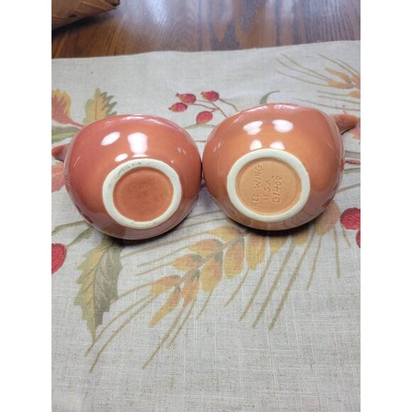 Vintage Red Wing Pottery Candle Holders B1409, Art Pottery, Mid Century Modern - Picture 5 of 5